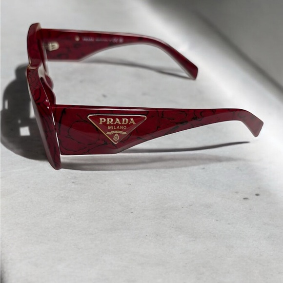 Women’s Prada Rectangle Marble Sunglasses main image 9
